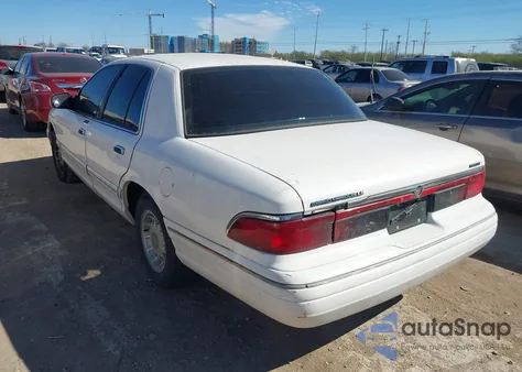 1997 Mercury Grand Marquis Ls из США, поврежденный, VIN 2MELM75W4VX688339